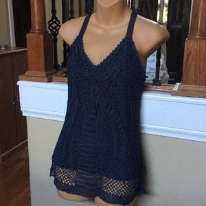 Lined Crocheted Top